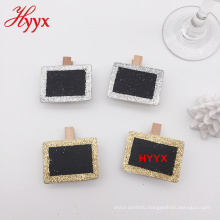 HYYX Made In China decoration Mini Wooden blackboard peg